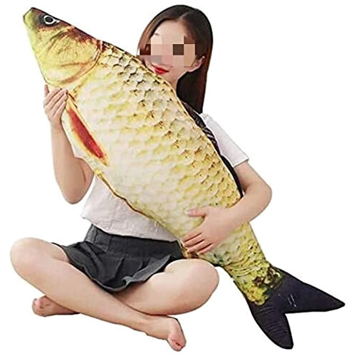 Peluche Poisson gold  78 cm