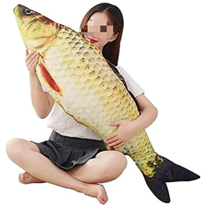 Peluche Poisson gold 78 cm