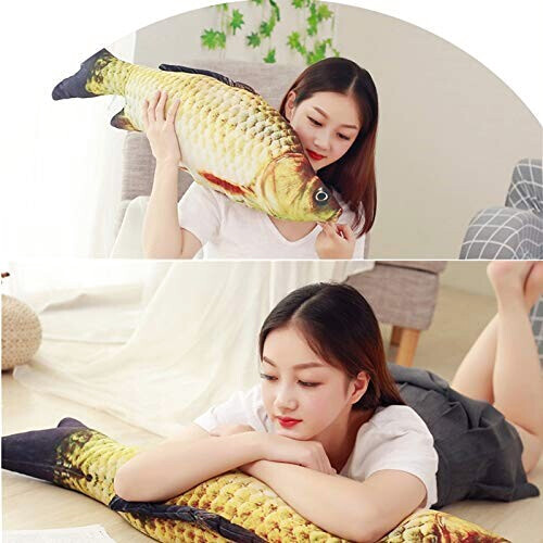 Peluche Poisson gold  78 cm variant 2 