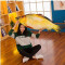 Peluche Poisson gold  78 cm - miniature variant 1
