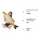 Peluche Poisson gold  78 cm - miniature variant 8