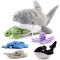 Peluche Poisson bleu 38 cm - miniature