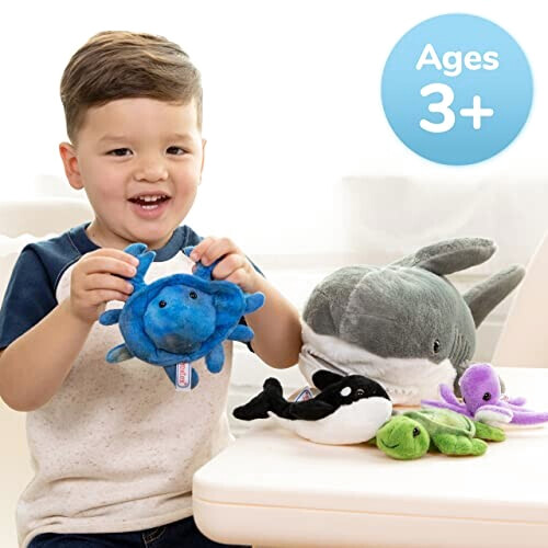 Peluche Poisson bleu 38 cm variant 4 