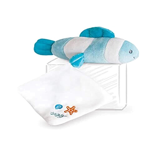 Peluche Poisson turquoise 16 cm