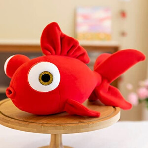 Peluche Poisson rouge 30 cm
