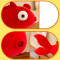 Peluche Poisson rouge 30 cm - miniature variant 6