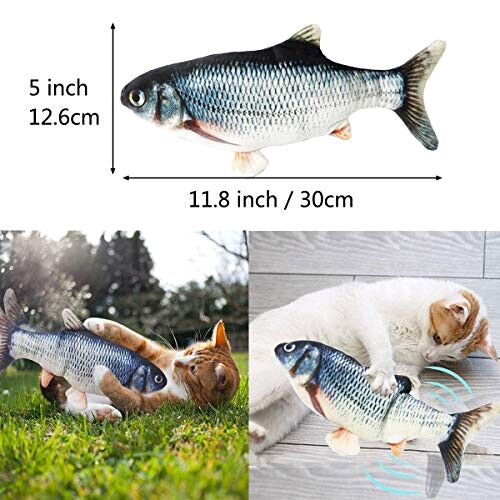 Peluche Poisson multicolore 30 cm variant 4 