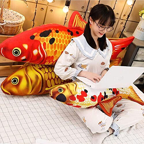 Peluche Poisson café 80 cm variant 1 