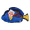 Peluche Poisson bleu 15 cm - miniature variant 1