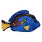 Peluche Poisson bleu 15 cm - miniature variant 2