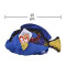 Peluche Poisson bleu 15 cm - miniature variant 4
