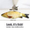 Peluche Poisson or - miniature variant 1