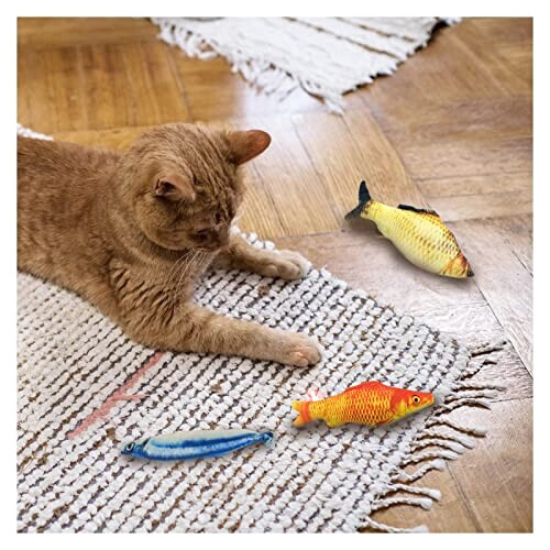 Peluche Poisson multicolore variant 3 