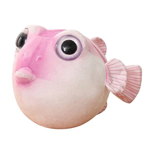 Peluche Poisson rosa 26 cm