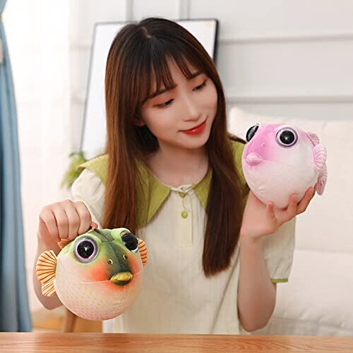 Peluche Poisson rosa 26 cm variant 1 