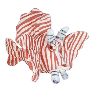 Peluche Poisson rouge/blanc 20 cm