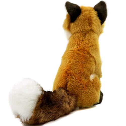 Peluche Renard marron blanc 27 cm variant 2 