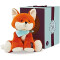 Peluche Renard orange 25 cm - miniature