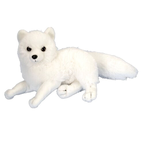 Peluche Renard blanc 20 cm