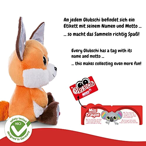 Peluche Renard orange 25 cm variant 2 