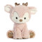 Peluche Renne rose 20 cm - miniature