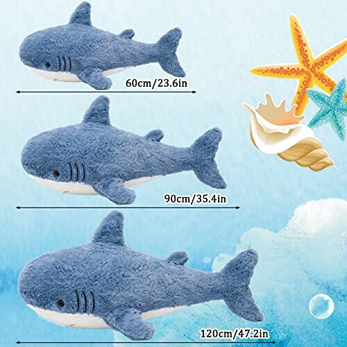 Peluche Requin bleu 60 cm variant 0 