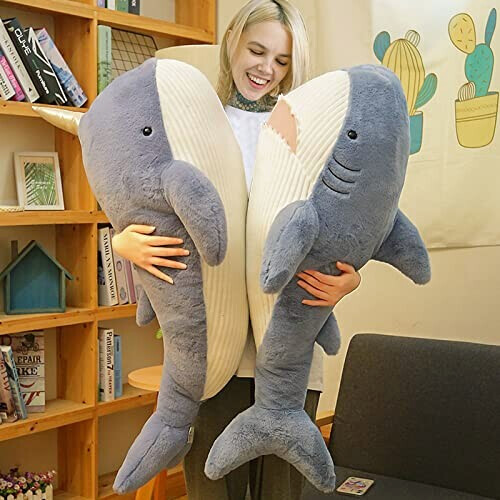 Peluche Requin bleu 60 cm variant 4 