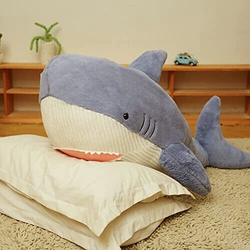 Peluche Requin bleu 60 cm variant 5 