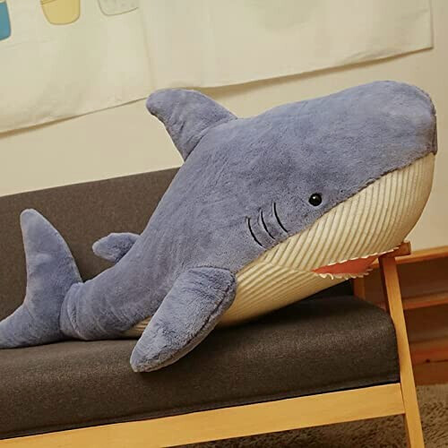 Peluche Requin bleu 60 cm variant 6 