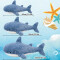 Peluche Requin bleu 60 cm - miniature variant 1