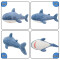 Peluche Requin bleu 60 cm - miniature variant 3