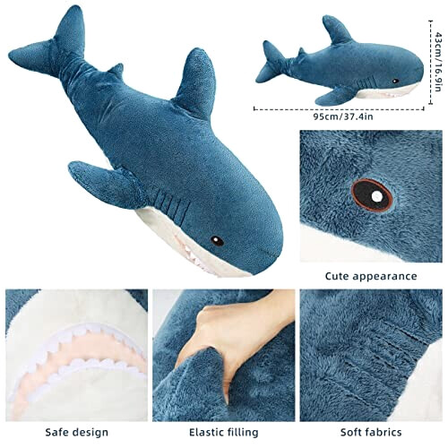 Peluche Requin 100 cm variant 0 