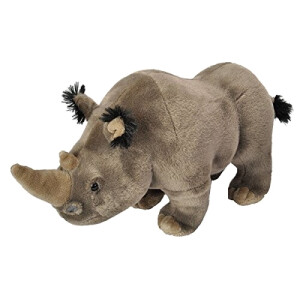 Peluche Rhinocéros gris 30 cm