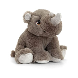 Peluche Rhinocéros gris 18 cm