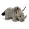 Peluche Rhinocéros gris 26 cm - miniature