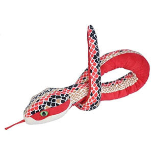 Peluche Serpent Écailles rouges