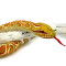 Peluche Serpent noirsrouges 150 cm - miniature variant 2