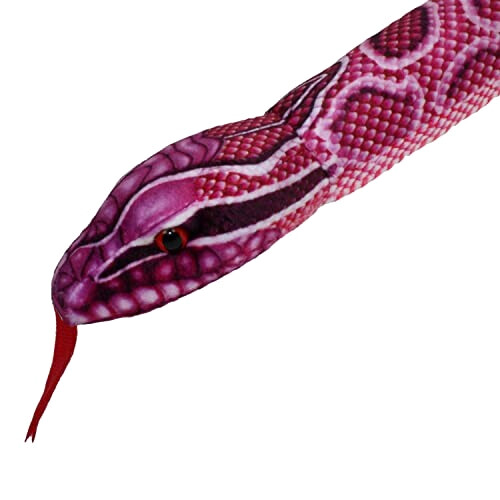 Peluche Serpent rose 150 cm