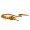 Peluche Serpent orange/jaune 175 cm - miniature