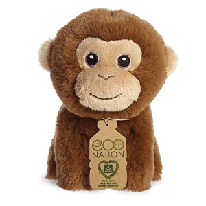 Peluche Singe marron 13 cm