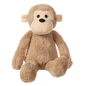 Peluche Singe marron clair 20 cm