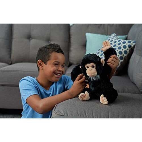 Peluche Singe noir 30 cm variant 3 