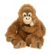 Peluche Singe marron 30 cm - miniature