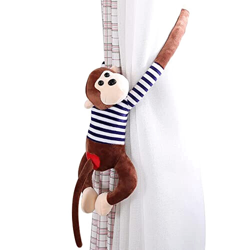 Peluche Singe marron foncé/ 75 cm