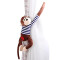 Peluche Singe marron foncé/ 75 cm - miniature