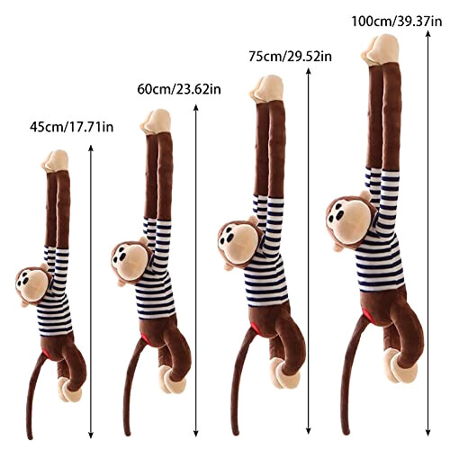 Peluche Singe marron foncé/ 75 cm variant 3 