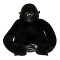 Peluche Singe noir 20 cm - miniature