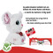 Peluche Souris luvi nubi 15 cm - miniature variant 3