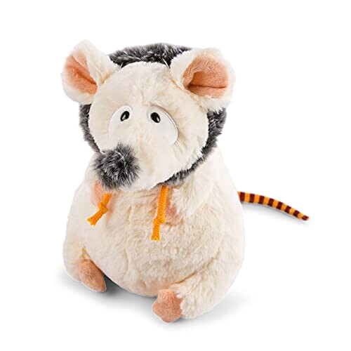 Peluche Souris beige/gris 20 cm