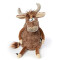 Peluche Taureau brun 28x17 cm - miniature